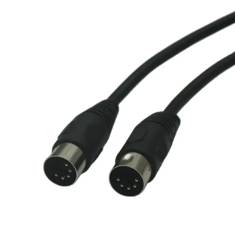 Male to  MIDI 5 Pin Plug    DIN Audio Extension  Cable Cord din-pin M/M  Adapter 1m 1.m 3M m   PIN