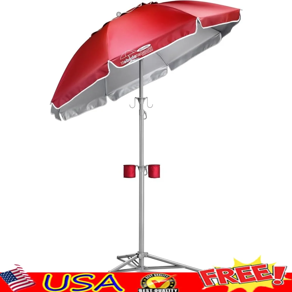 

Портативный солнцезащитный козырек, регулируемый мгновенный УФ-защита, легкий стальной каркас, круглый дизайн, для взрослых, защита от ветра