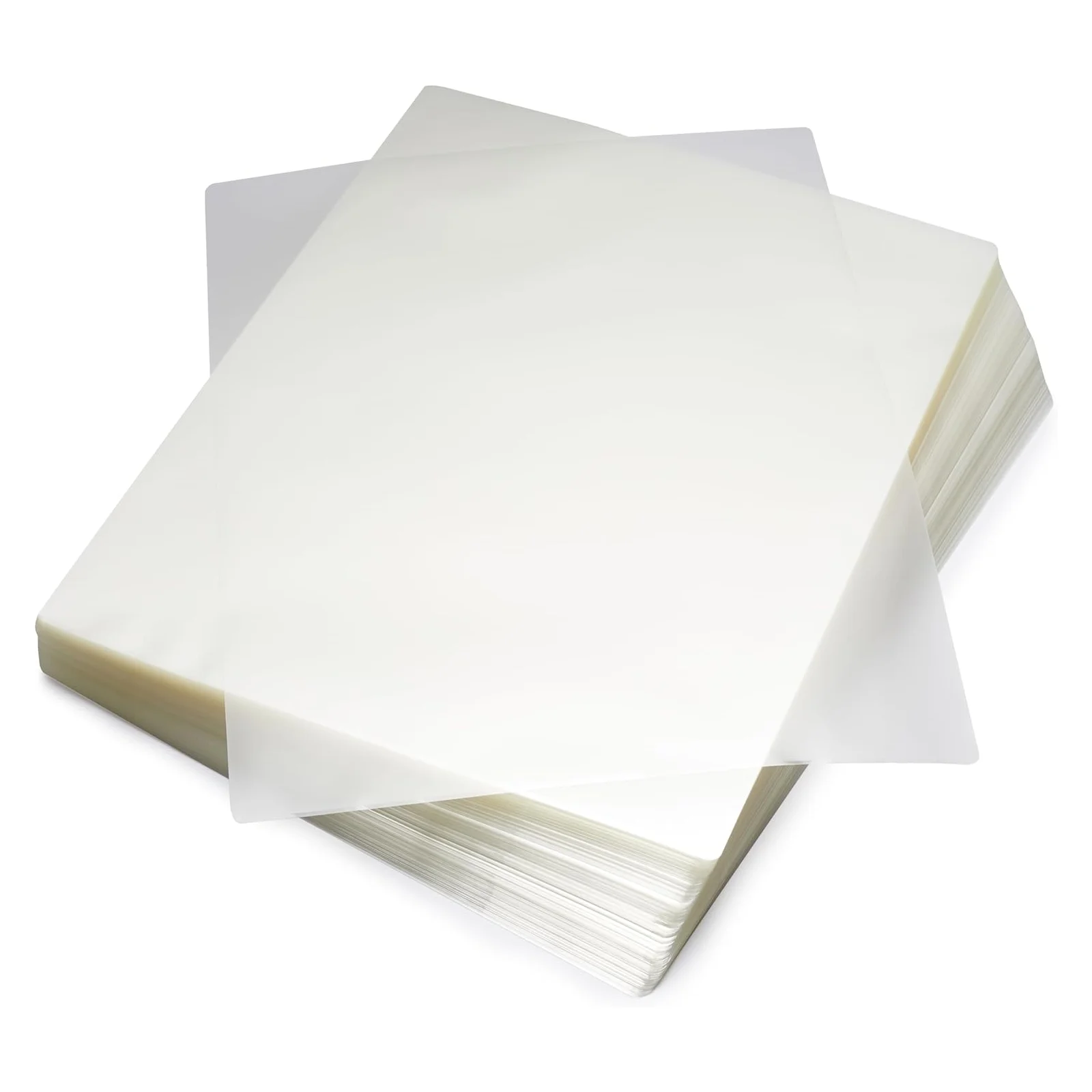 100 عبوة من أكياس الترقق الحراري مقاس A4، 60 ميكروفونًا، زاوية مستديرة، تغليف شفاف متوافق مع جميع المصابيح الحرارية مقاس 8.7 × 12.7 بوصة