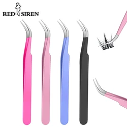 Cluster Lashes Tweezers Makeup Tools & Accessories Stainless Steel Eyelash Extensions Tweezers