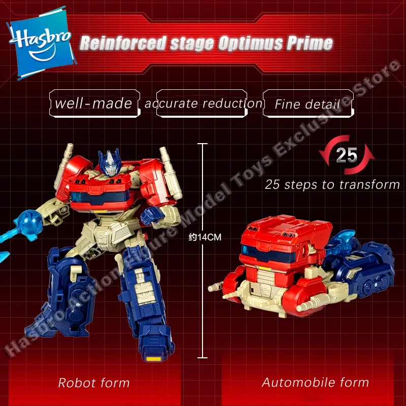 Original Hasbro Transformers One SS112 Reinforced Stage Optimus Prime  Action Figures Model Toys Collectible A Variable Robot