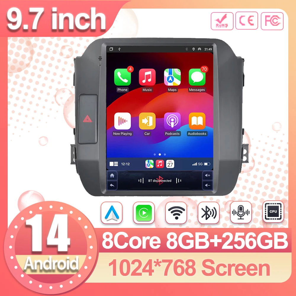 

Android 14 Car Radio For KIA Sportage 3 2010-2016 Multimedia Player Navigation 4G Carplay Stereo Head Unit 9.7" Tesla Style 2din