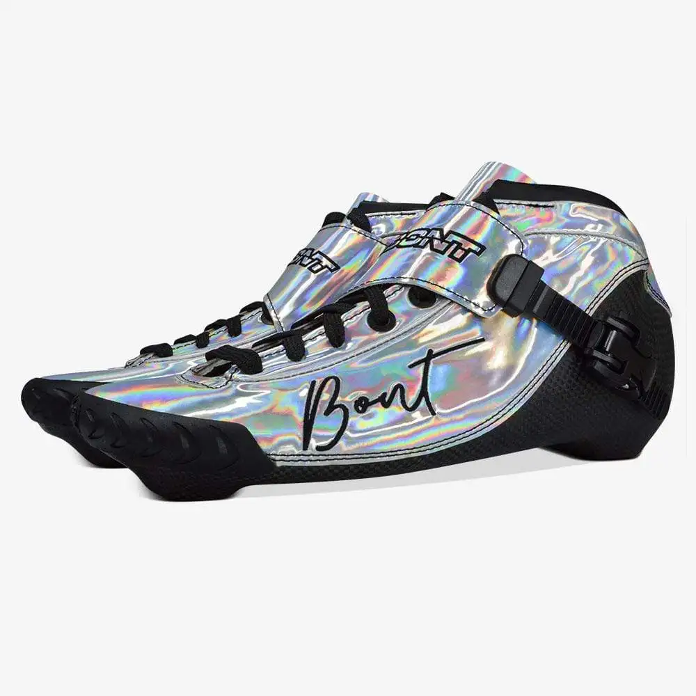 BONT BNT 195mm Rainbow Silver Inline Speed Skate Boots Carbon skate boot Inline skate professional inline skates