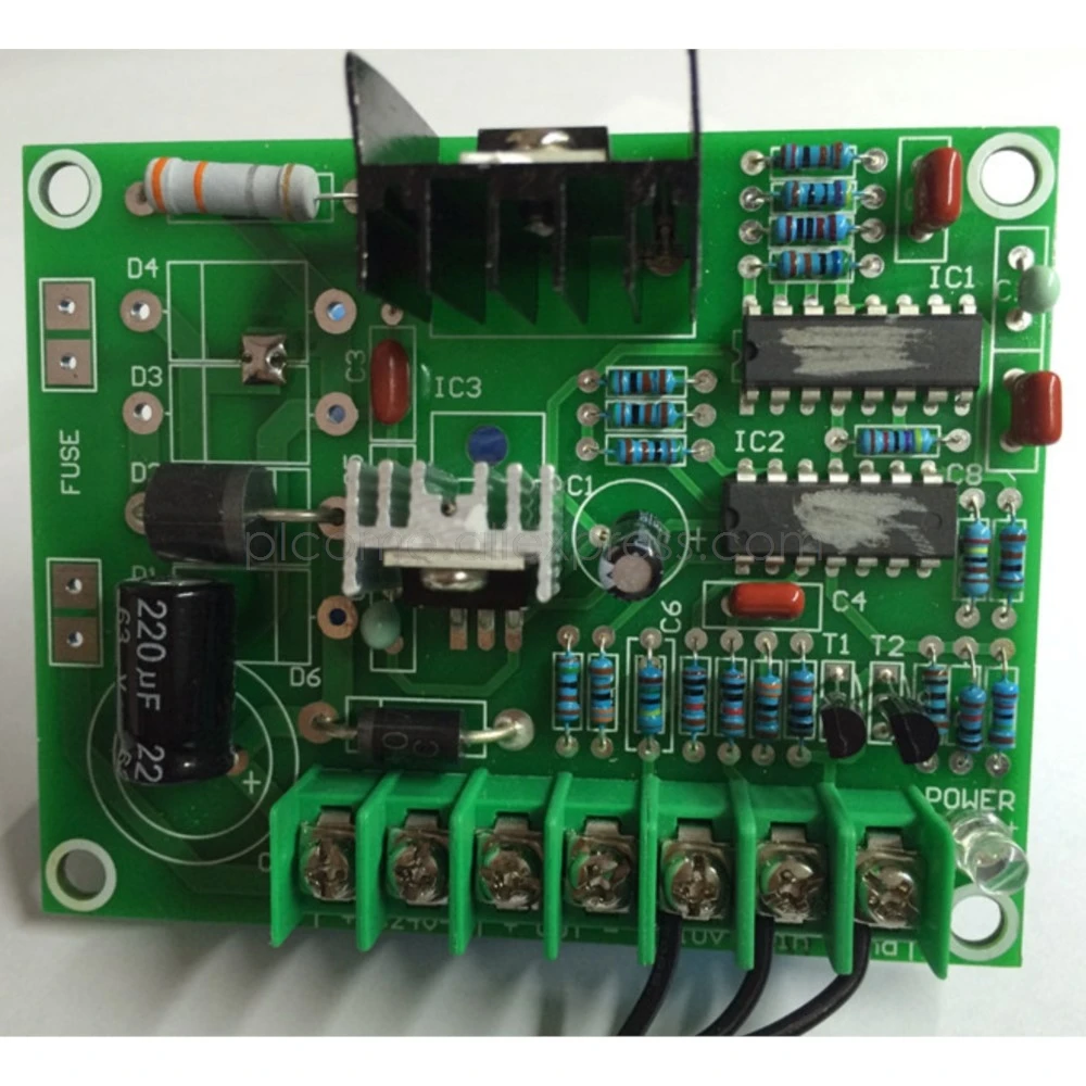 وحدة تعديل عرض النبض PWM ، منظم السرعة ، 6A لمحرك التيار المستمر 24 فولت ، التحكم بواسطة PLC ، 0-10V