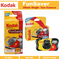 1-5 Pcs Classic Kodak FunSaver Single Use Camera With Flash Disposable Point-and-Point Film Cameras 27 Sheets 39 Sheets