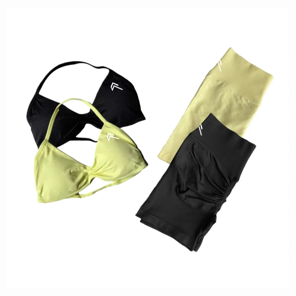 

Костюм для йоги, корсет в виде ракушки, бесшовные ударные спортивные шорты, женские высокоэластичные новые тонкие шорты для фитнеса с высокой талией и подтяжкой бедер