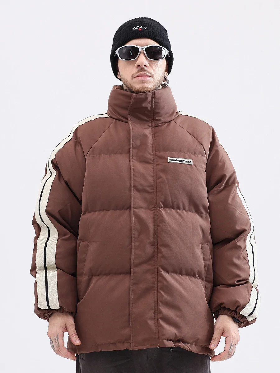 MADE EXTREME Side Stripe Puffer Jacket 5 Colours Parkas