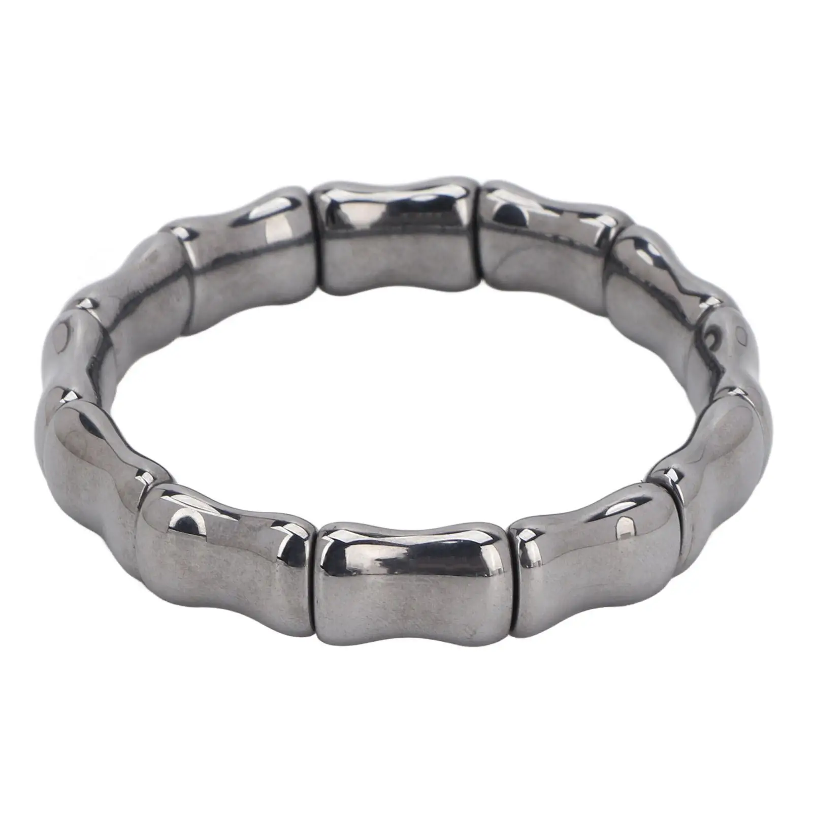 

Terahertz Healing Energy Beads Natural Stone Rectangle Jewelry for Men for women Wellness