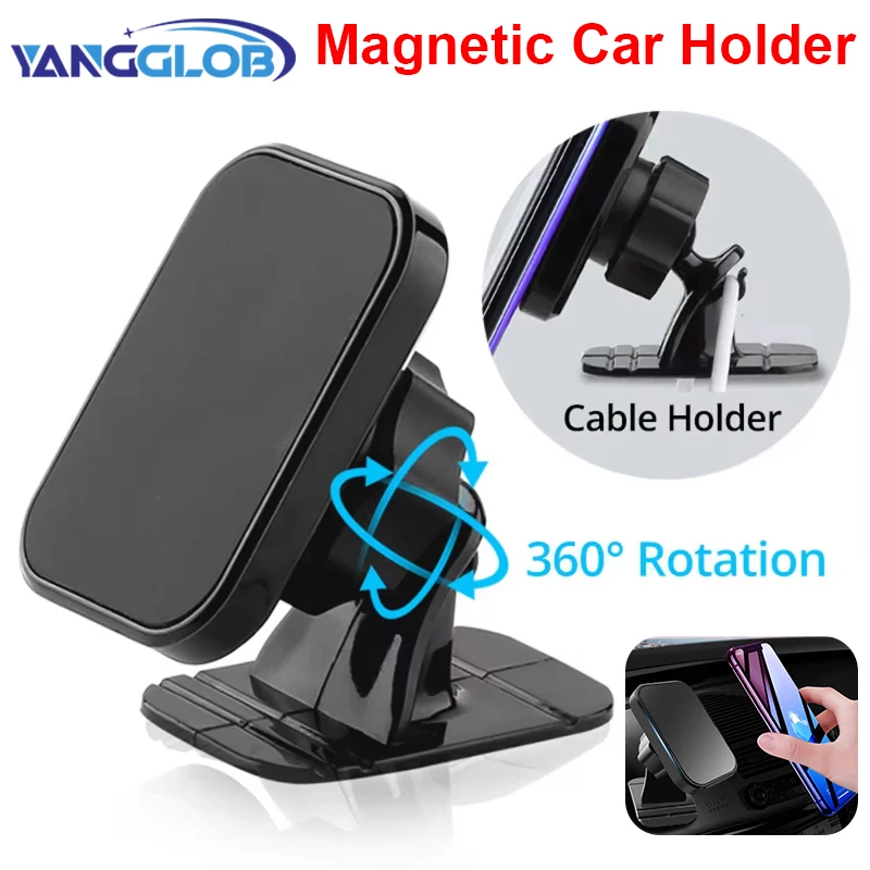 For Magnetic Car Holder For IPhone Samsung Mobile Phone Holder Stand Car Air Vent Magnet Mount GPS Support Car Phone Holder