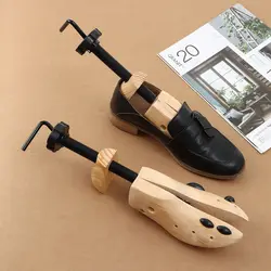 Expansor de botas ajustable de madera, suministros para el cuidado del calzado en el hogar, tamaño S-L, bombas planas, ensanchador de zapatos