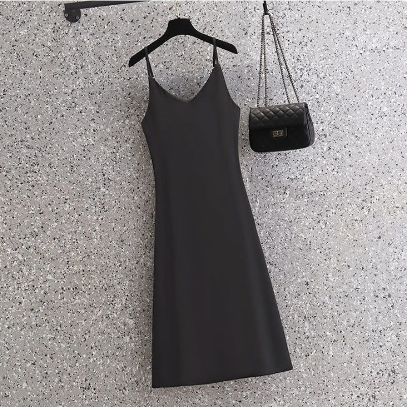 Fashionable Reducing Age Suspender Dress Women's Suit 2022 Spring and Summer New Style Style Waistband Show Thin Two-piece Set