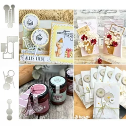 2025 케이크 장식 골판지 금속 절단 다이, DIY 스크랩북 카드 제작 스텐실 사진 앨범, 신상