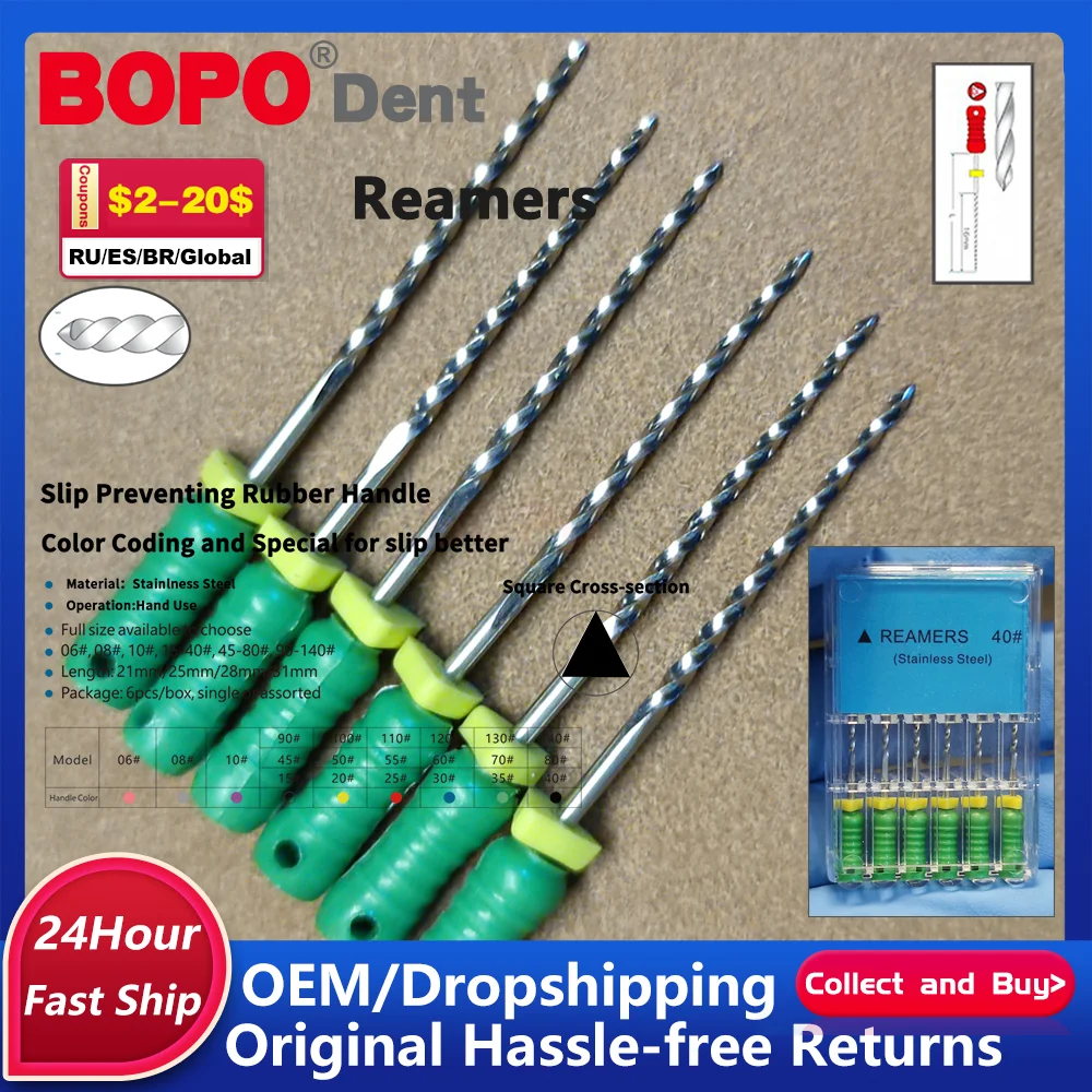 

Dental Hand Use Files REAMERS 31/25mm Endodontic Instruments 10#7015-40# Dentist Tools Root Cancel Files 45-80# H-File K-File