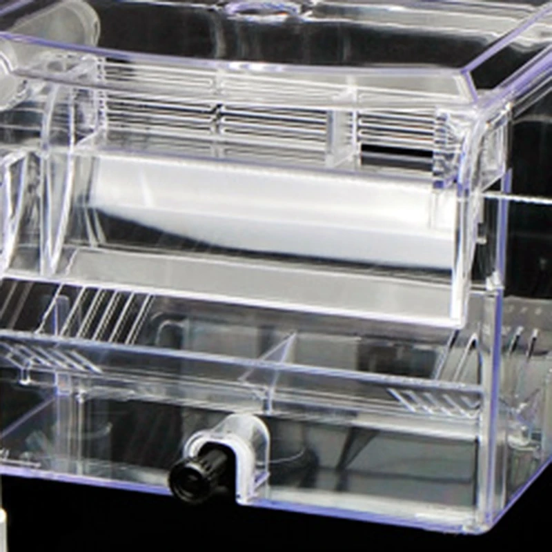 ABZF 2026 Clear Fish Tank Breeding Hatchery House Incubator Aquarium Transparent Breeder Isolation Hanging Box Reptile Turtle