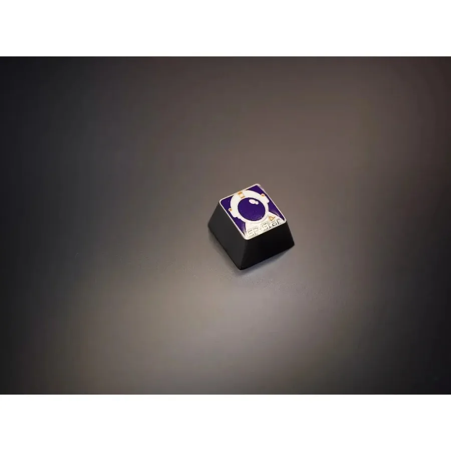 SP-Star Zinc Alloy Personalized Metal Keycap Replacement Astronaut Type Mechanical Hot Swap Keyboard Caps Customized Accessories