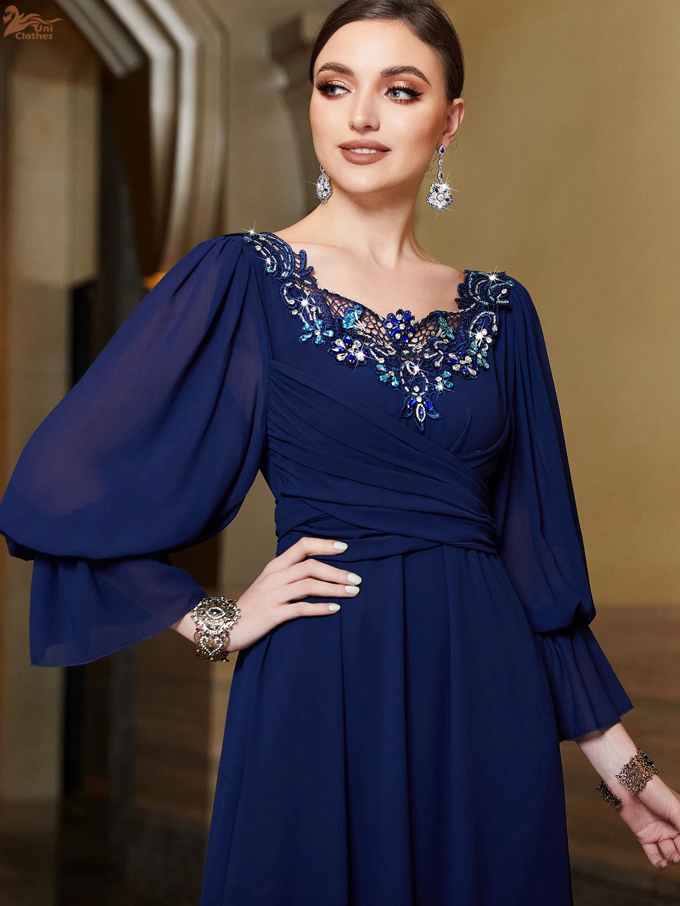 

Уни Рамадан Марокканское платье макси со стразами и бисером Дубай Сетка в комплекте с рукавами Абая Рыбий кафтан с поясом