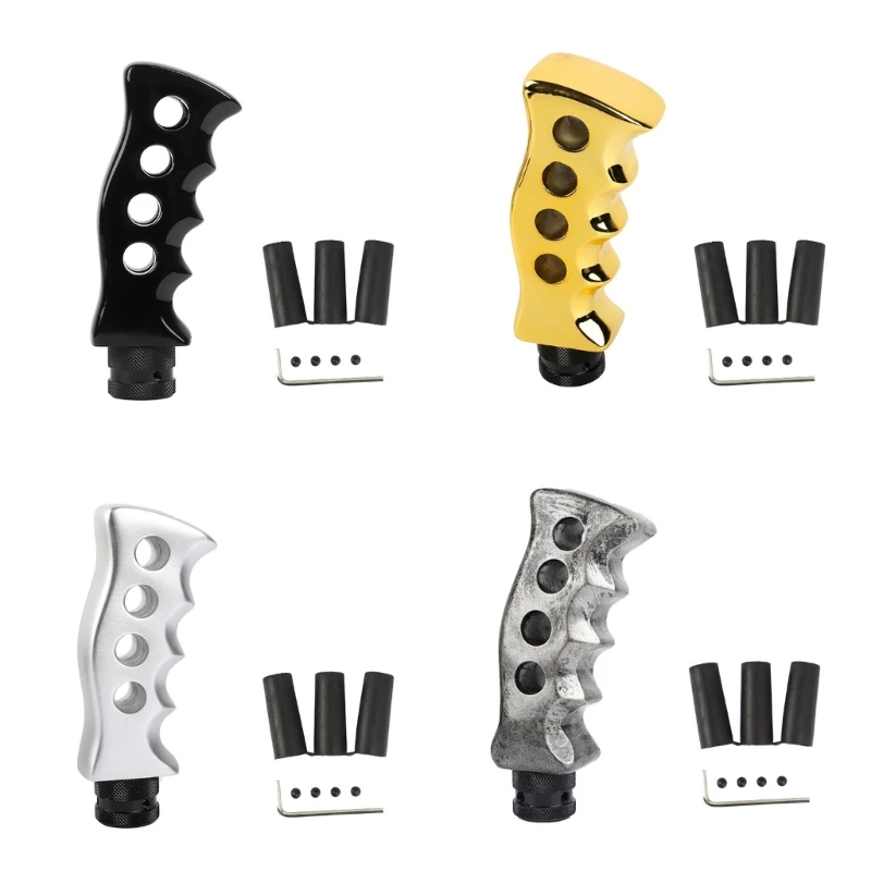 Unique Gear Knob Handle Gear Shifter Head Gearstick Handball Suitable for Manual Transmission Resin Aluminum Blend