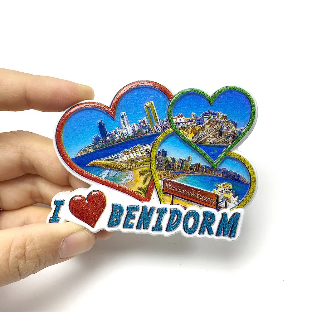 

Eiffel Tower in Paris, La Marseillaise Victory Arch, Louvre Museum, France, Souvenirs - 3D Resin Fridge Magnet