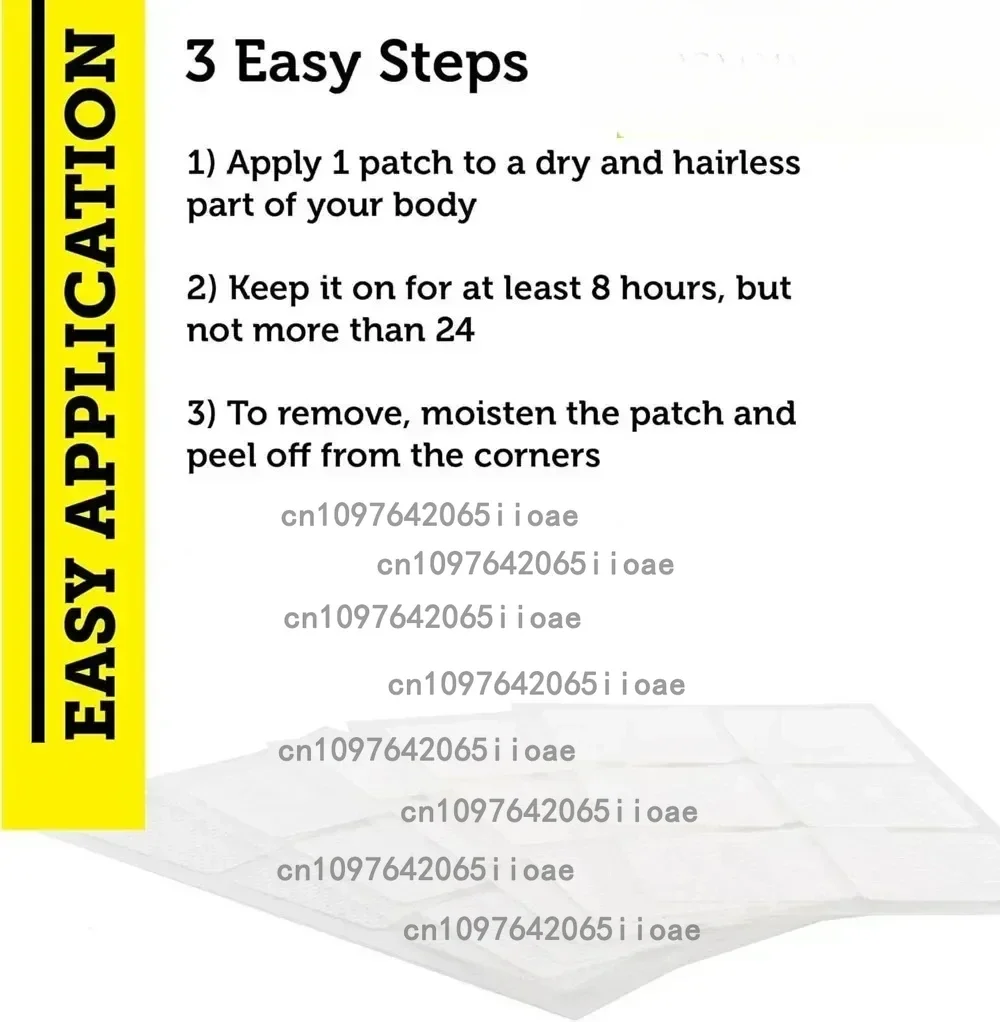 30 plastry Ashwagandha Complex Transdermal Patches Stress Relief, Mood Enhancer