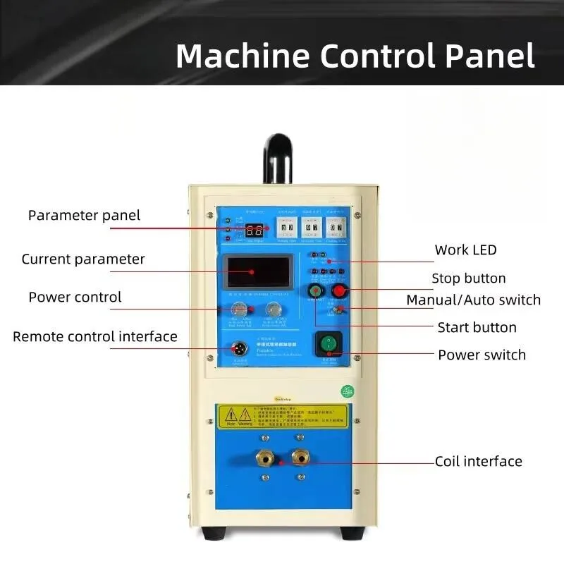 Machinery Metal Metallurgy Heating High Frequency Electric Induction Heater Equipment