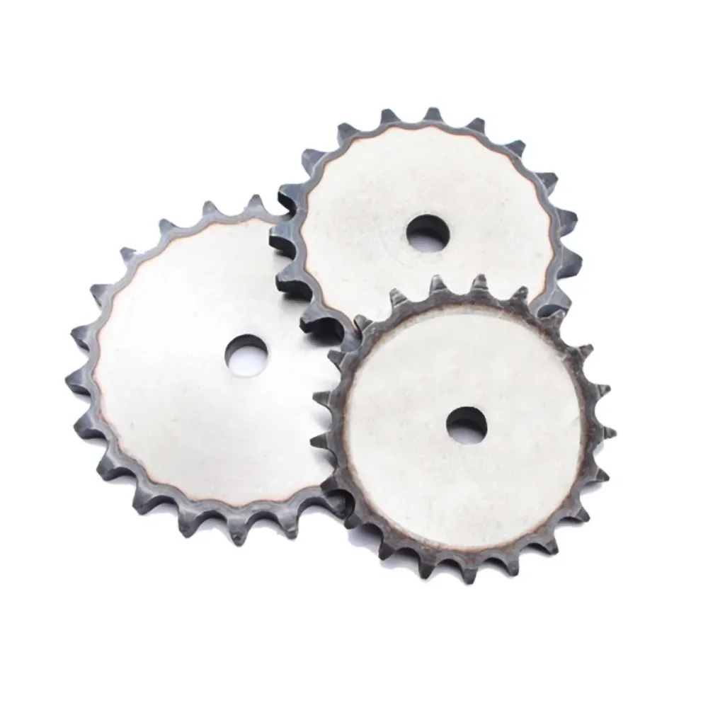 1pcs5 Split Flat Chain Sprocket 21-30 Teeth A3 Steel Roller Industrial Transmission Chain Sprocket Flat Chain Sprocket