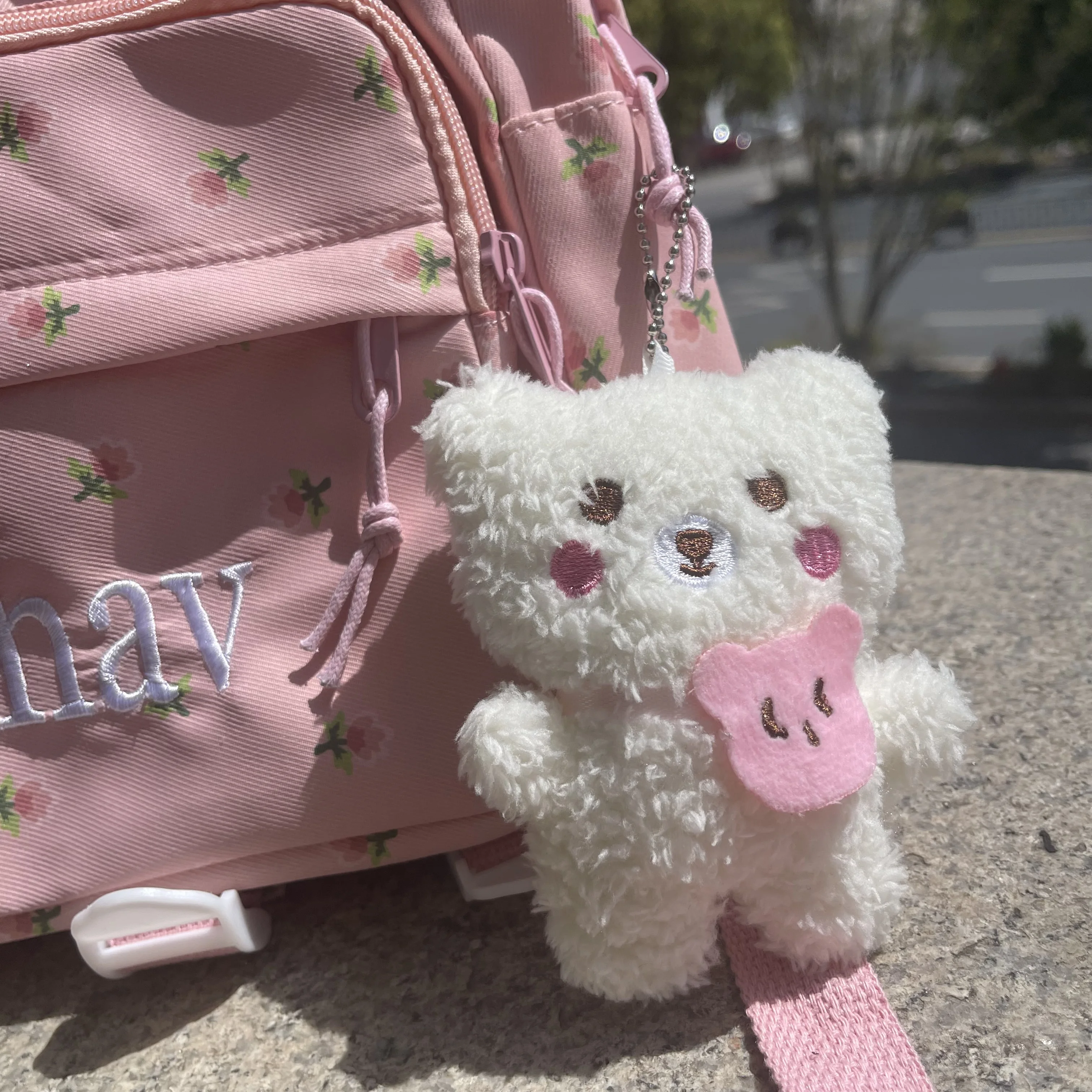 Zaino floreale ricamo personalizzato nome Kawaii Girls Casual Daypack zaino da donna regalo unico per borse da giovane donna