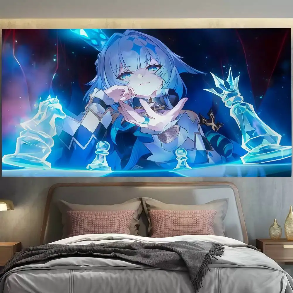 

Cerydra Honkai Star Flag Decoration Outdoor Picnic Party Home Camping Party Art Hanging Banner