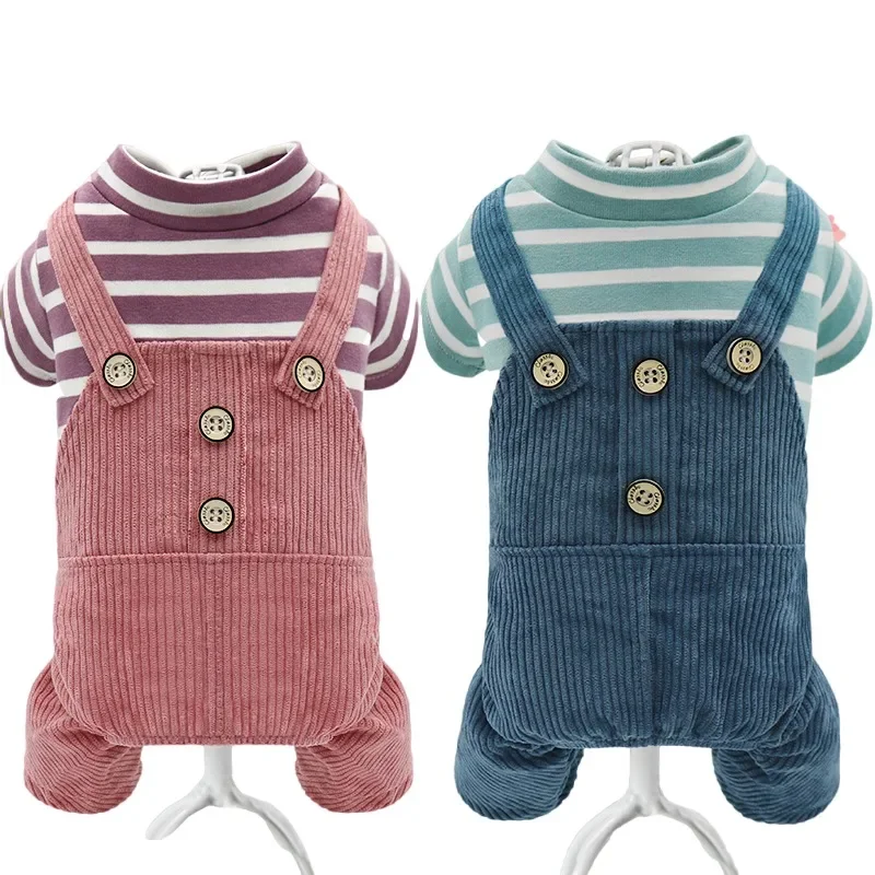 

Pet Clothing for Dog Jumpsuit Rompers Puppy Coat Outfits Spring Autumn Winter Dog Clothes Pomeranian Poodle Bichon Dog Garment