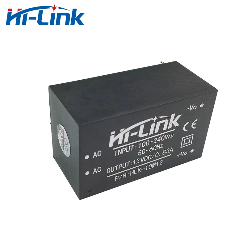 インテリジェントホームモジュール,高品質の電源装置,HLK-10M12, 10W, 12v,830ma,送料無料,10個