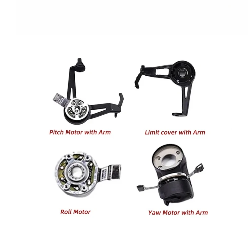 ジンバルリミットカバーとブラケット付きロールピッチモーター修理部品-dji-mini-5-pro用ヨーモーター-アームアクセサリー付き