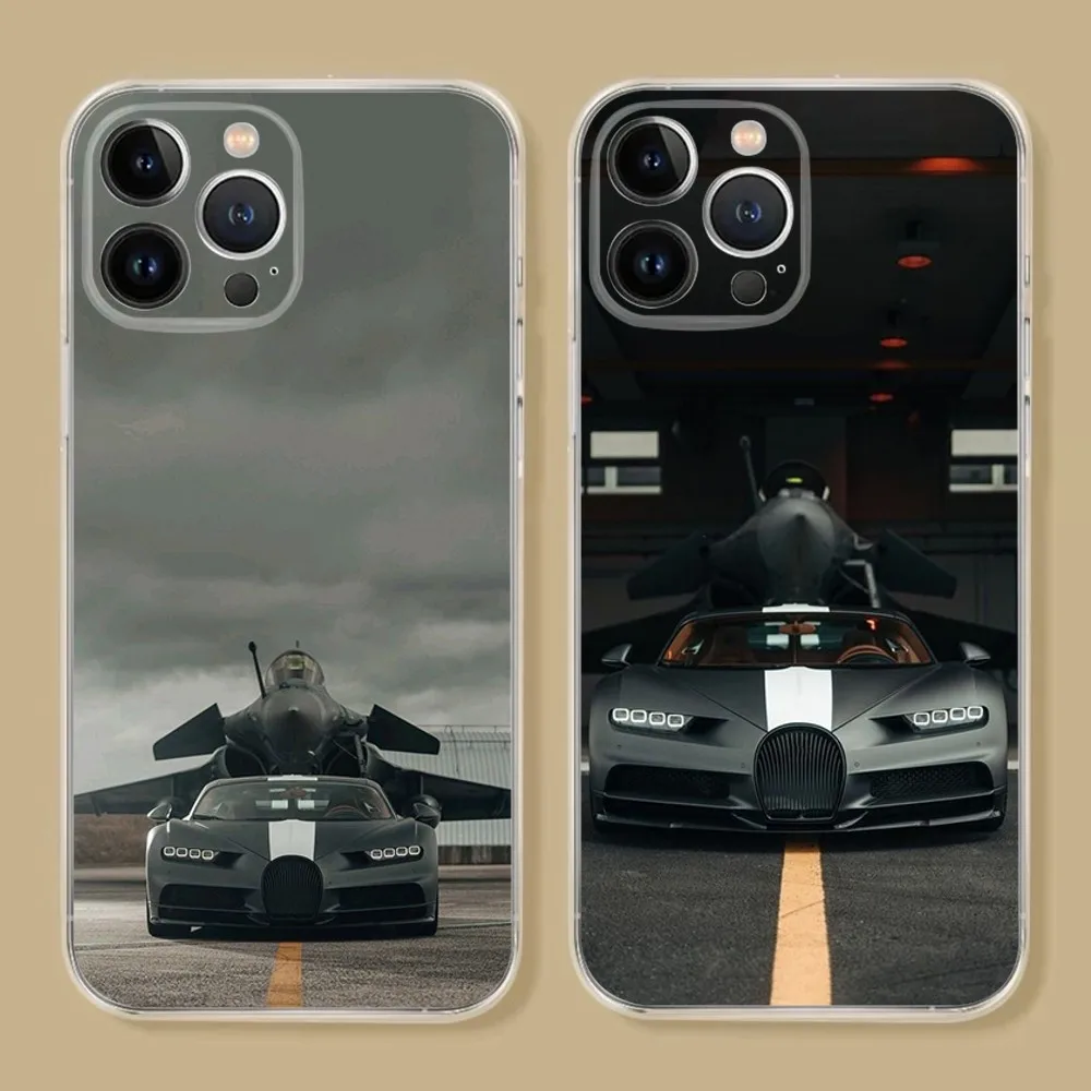 Суперкар классный B-Bugatti-V-Veyron чехол для телефона iPhone 15 14 13 12 11 Pro Xs Max Mini XR X 78 Plus противоударный прозрачный чехол