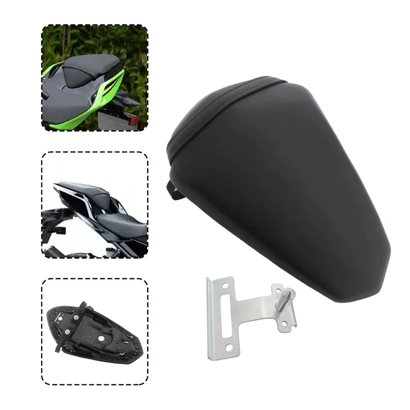 

Для Kawasaki Ninja 400 EX400 Z400 2018-2023 аксессуар для мотоцикла, заднее пассажирское сиденье, седло, подушка из синтетической кожи
