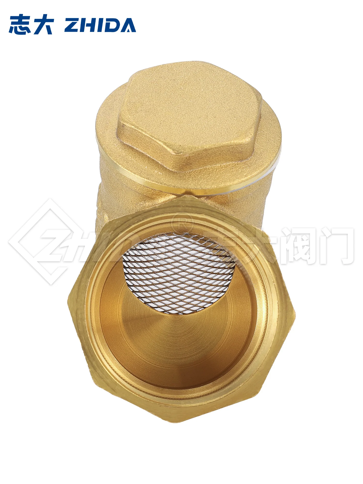 Inline Brass Y Strainer Valve Threaded Female PN16 Sediment Filter with SS Mesh for Water Pipe Pumps Valves Plumbing Use