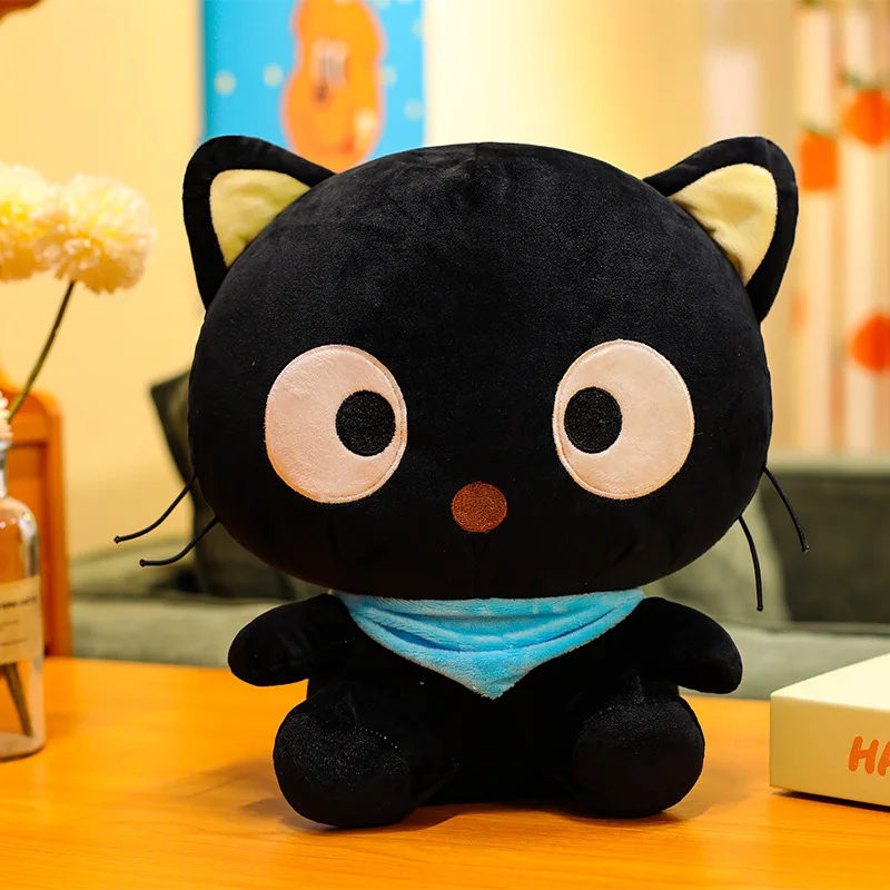 Kawaii Chococat Plush Toy Sanrio Chocolate Cat Stuffed Animal Kids Birthday Xmas Gift for Children Soft Doll Present Wholesale view 2