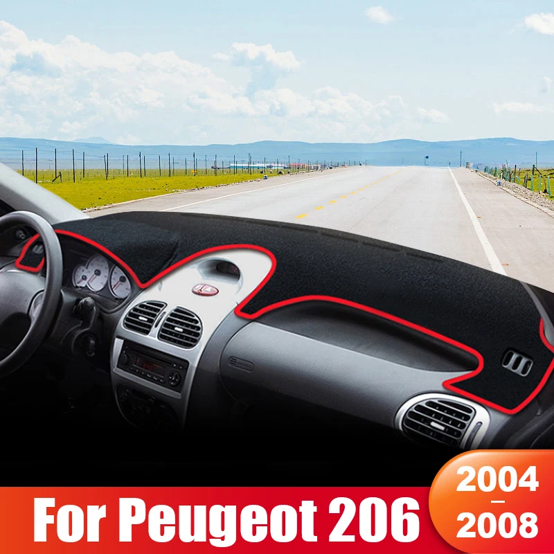 

For Peugeot 206 CC SW 2004 2005 2006 2007 2008 206CC 206SW Car Dashboard Sun Shade Cover Instrument Panel Pad Accessories