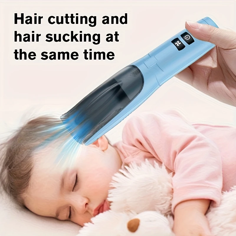 Baby Hair Clippers Quiet Children's Electric Hair Clipper Naturally Aspirated Hair Clipper with Ceramic Blades for Families - view 3