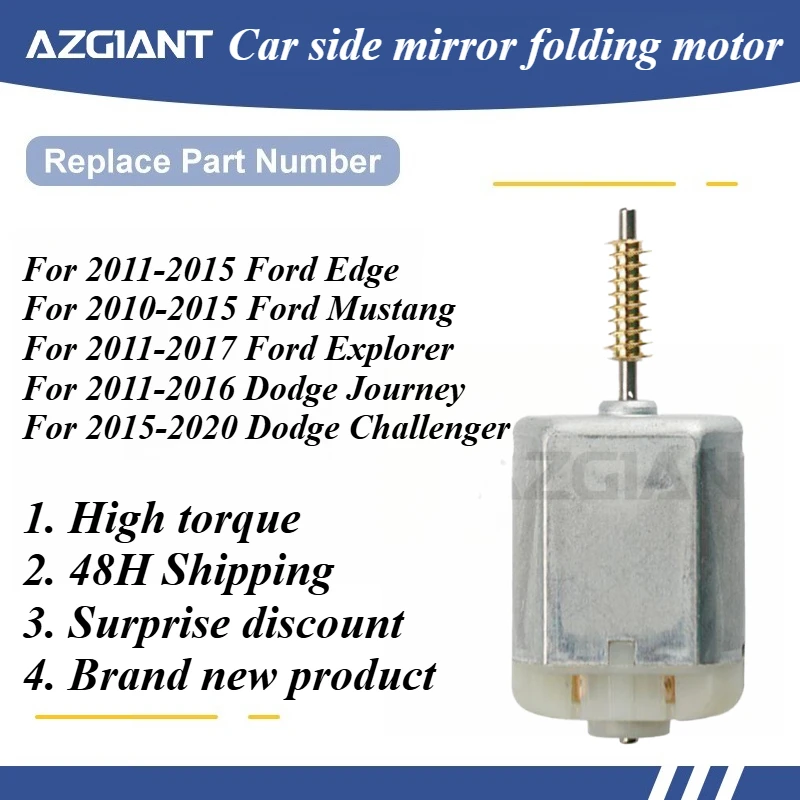 

For Ford Edge Mustang Explorer Dodge Journey Challenger 2015 OEM Car Wing Mirror Folding Power Electric Motor Repair Core Engine