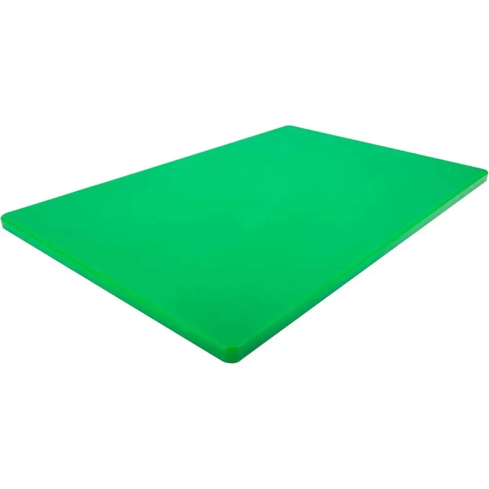 

1/2 Thick 24x18 Black HDPE Plastic Cutting Board for Commercial Kitchens