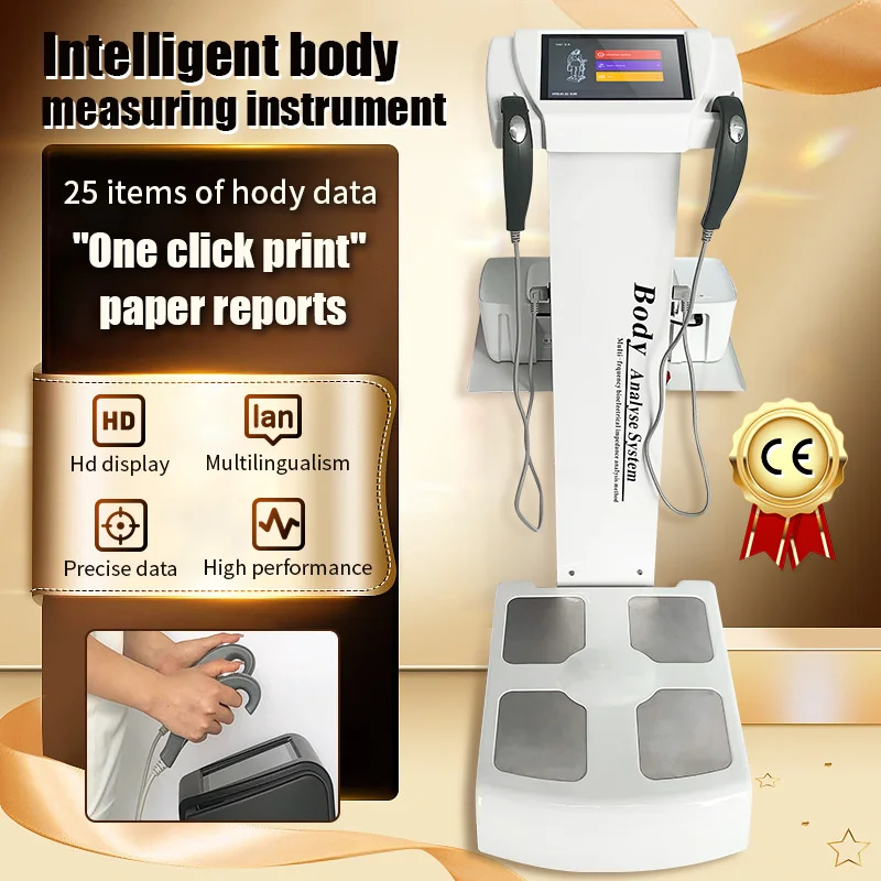 

Intelligent Body Testing Body Fat In Gyms Analyzer With Printer Handheld Body Composition Designed Specifically For Measuring