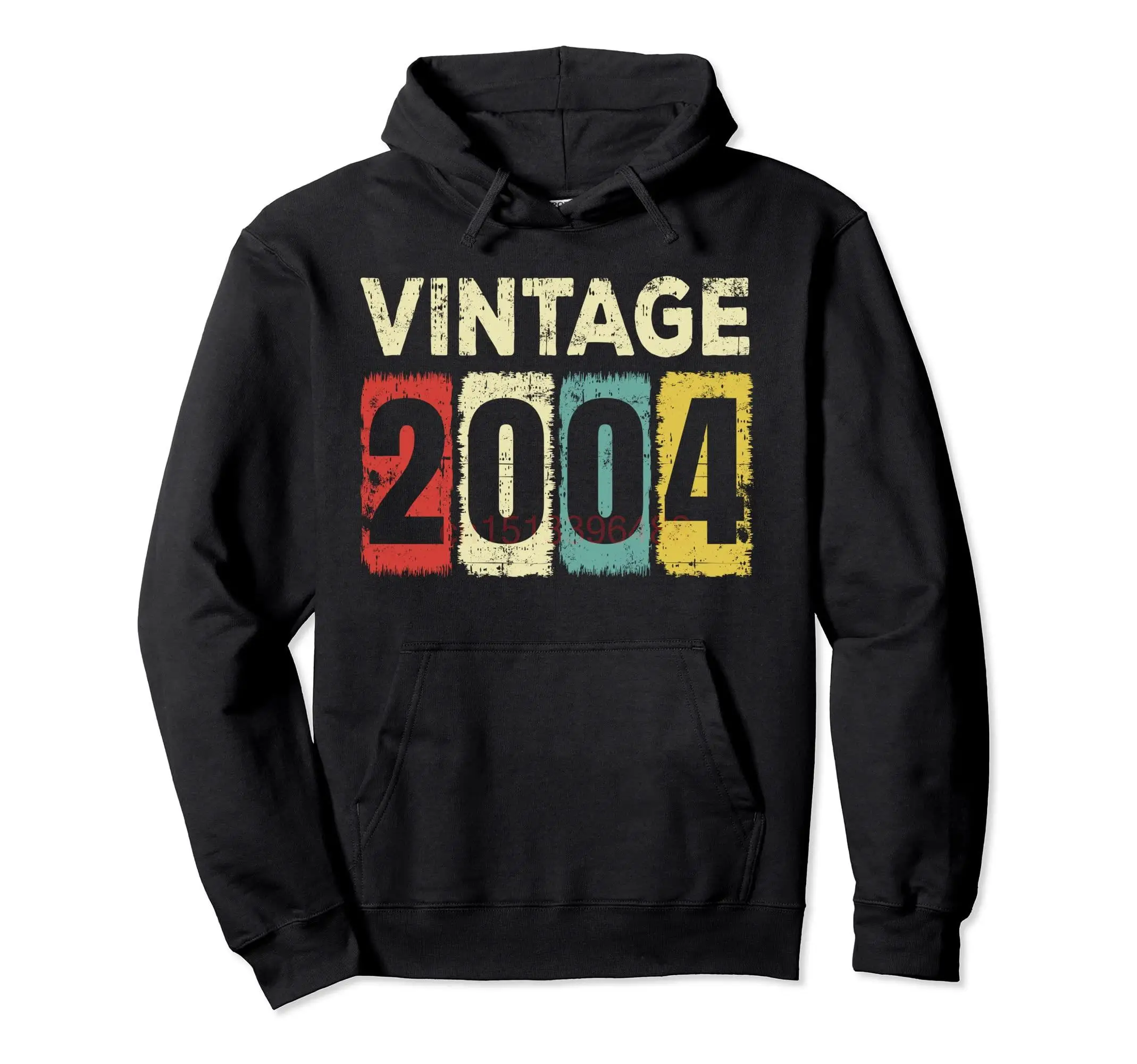 95% Cotton 19th Birthday 19 Years Retro Vintage 2004 00's Gift Pullover Hoodie Sweatshirt Men Women Tracksuit Clothing