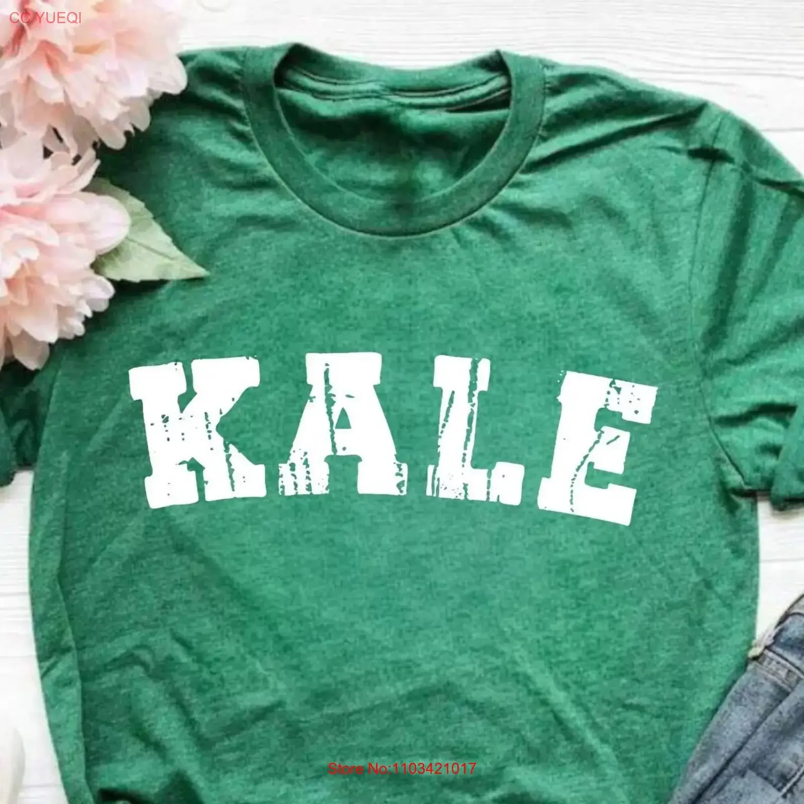Camiseta vegana Kale SweaT Vegetariana para un amigo Mejor vintage Lavado Ropa de diseñador suave Estirado Versátil Unisex Cómodo