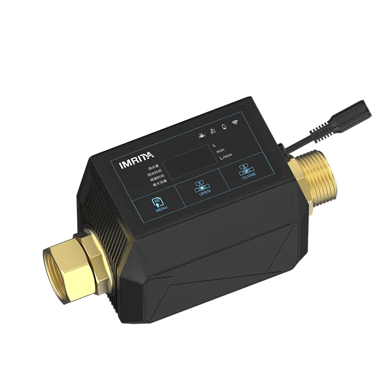 IMRITA Smart Water Leak Detect Monitor and Automatic Shut off Sensor Home Water Pipe Testing Water Save Leakage Detector