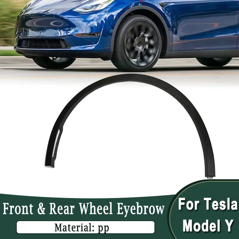 

Front Rear Wheel Eyebrow Molding Fender Flare For Tesla Model Y 2020-2023 1494185-00-B 1494161-00-B 1494186-00-B 1494162-00-B