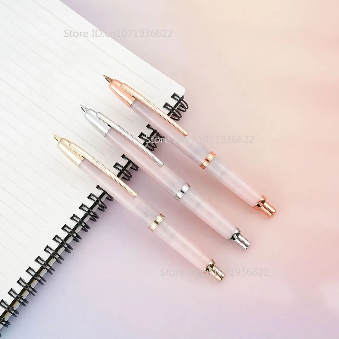 Jinhao 80 Vulpen – Groen, Geborstelde Afwerking, Fijne Punt (0,5 Mm) Met Converter En Etui – Stijlvol Schrijven Voor Elke Dag.