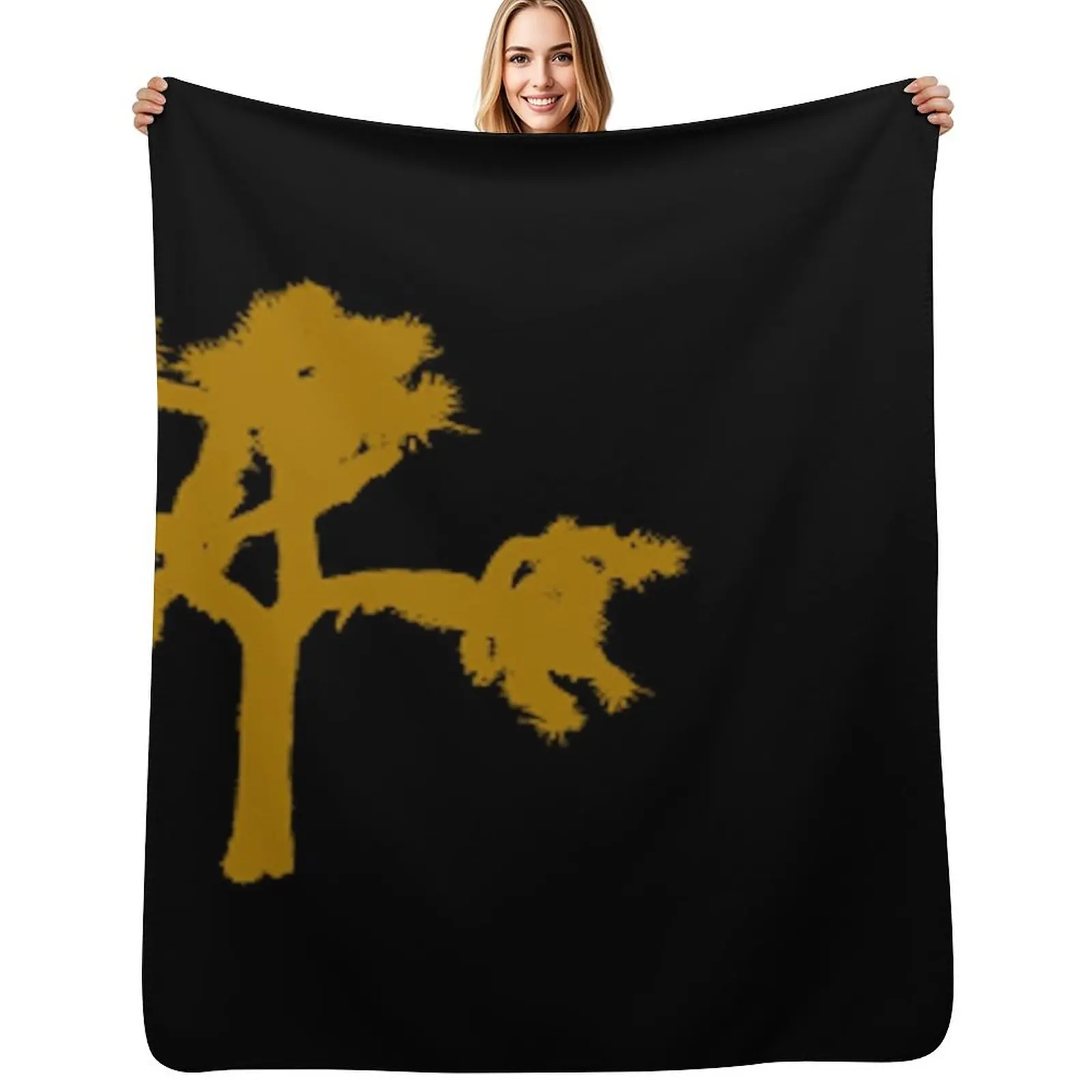 U2 Large Joshua Tree Throw Blanket christmas gifts Soft Beds Cute Plaid on the sofa warm winter for winter Blankets