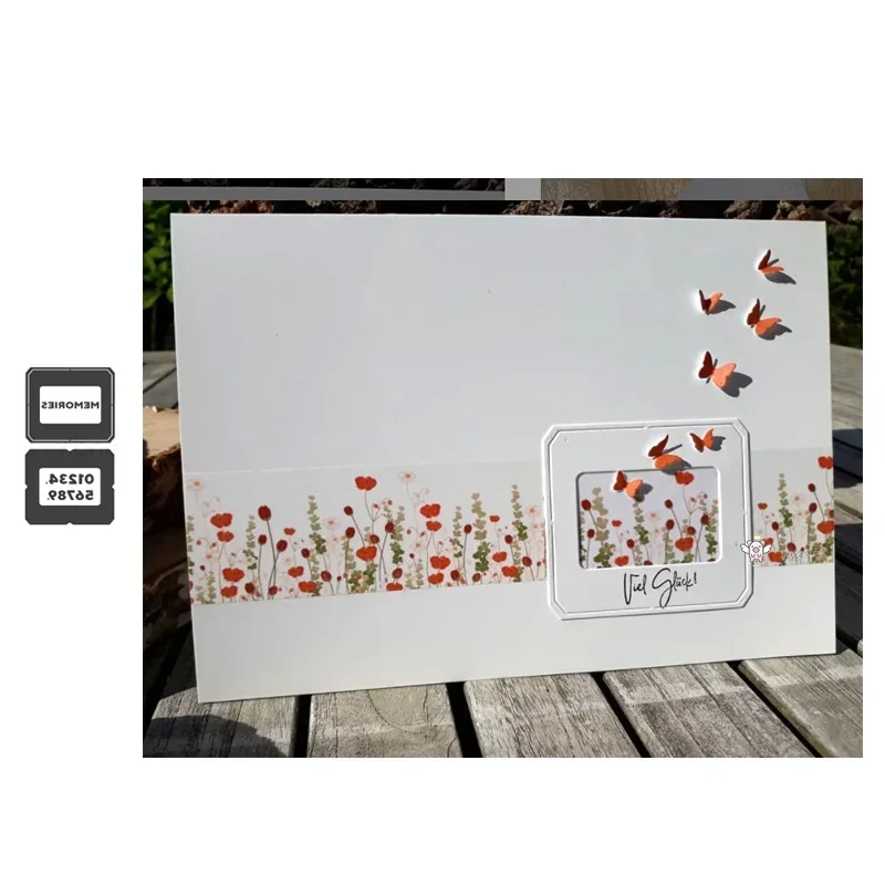 New Memories photo frame metal Cutting Dies Stencils DIY Scrapbooking Paper/photo Cards Embossing Dies