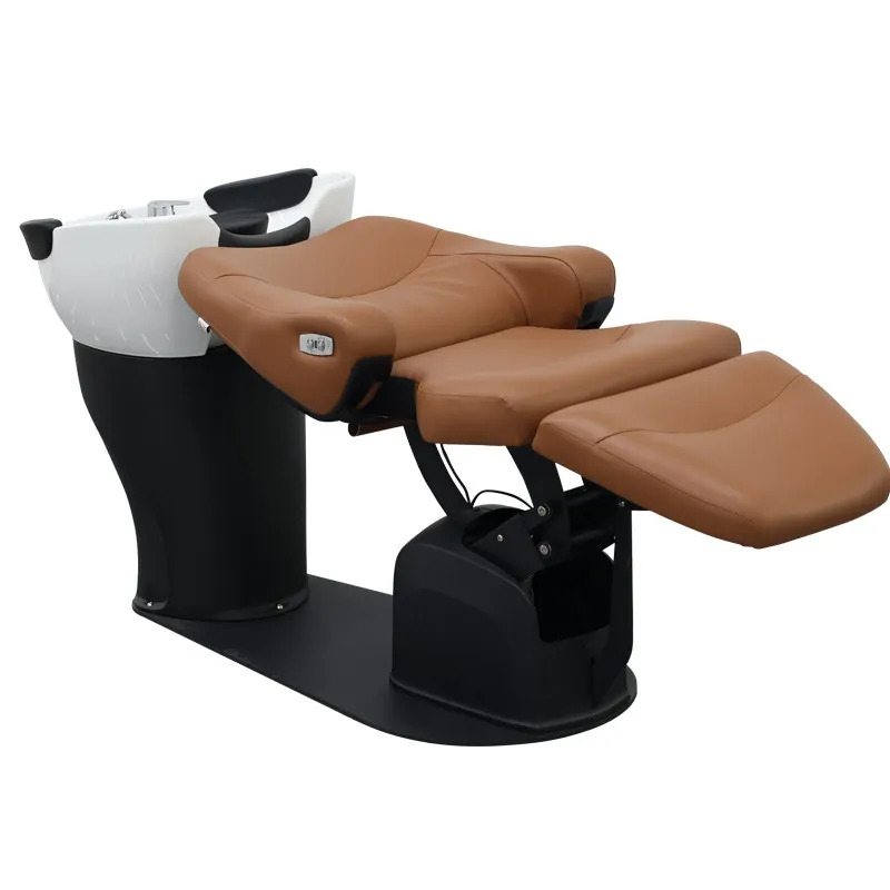 Hairdresser multi-functional Shampoo Bed Luxury Massager Shampoo Bed Elegant Modern lavacabezas profesional Bathroom Furniture