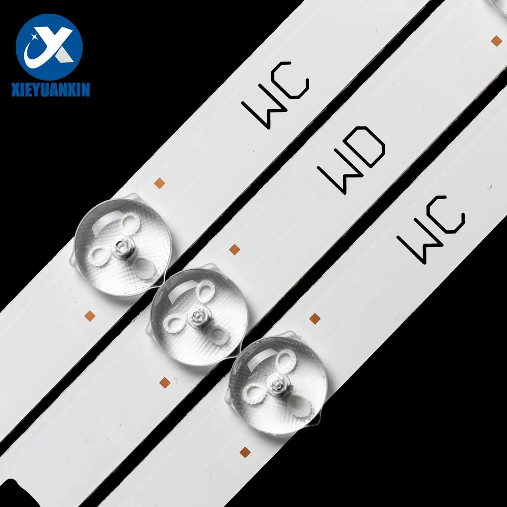 3 teile/satz 32wc 591mm led hintergrund beleuchtung streifen für sony 8led 32 r435b KDL-32R410B KDL-32R415B KDL-32R433B 32 r420b innotek 32 zoll wxga