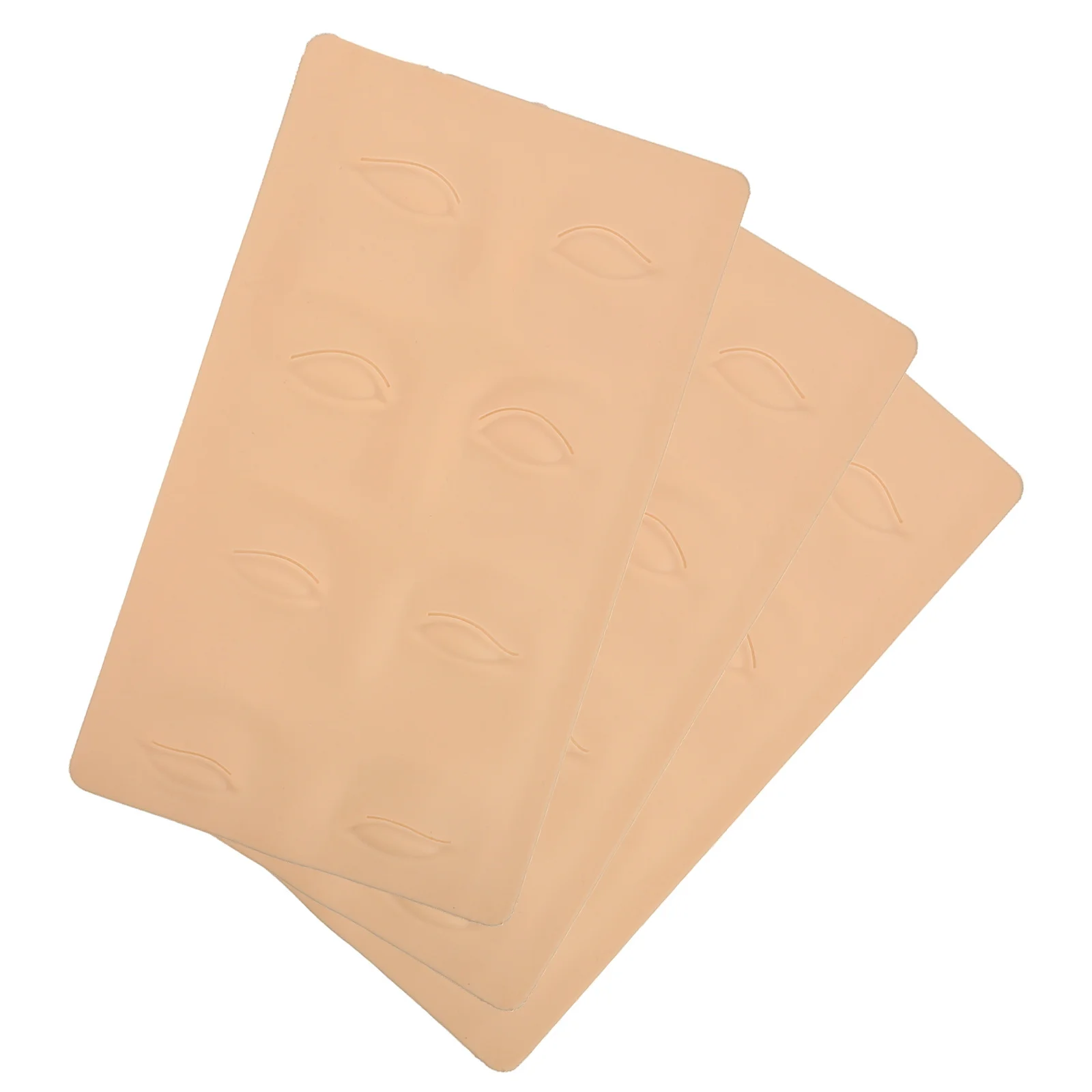 Accessori per la pratica delle lenze per microblading in silicone per la pratica della linea degli occhi da 3 pezzi