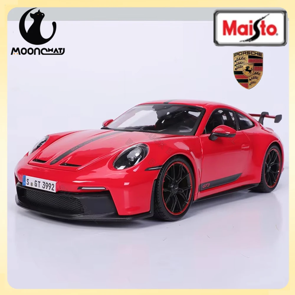 Maisto Porsche our GT3 موديل سيارة ، sporshce كلاسيكي فائق الرياضة ، مركبة فاخرة معدنية ، موديل دييكاست ، هدايا لعبة للأطفال